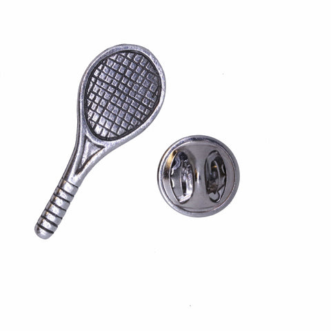 Tennis Racquet Lapel Pin