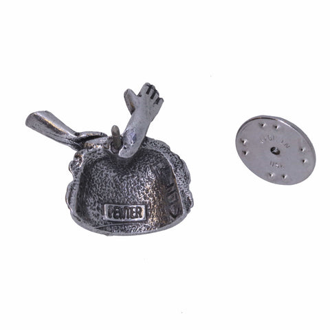 Conga Drum with Hands Lapel Pin