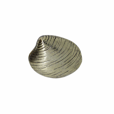 Quahog Gold Lapel Pin