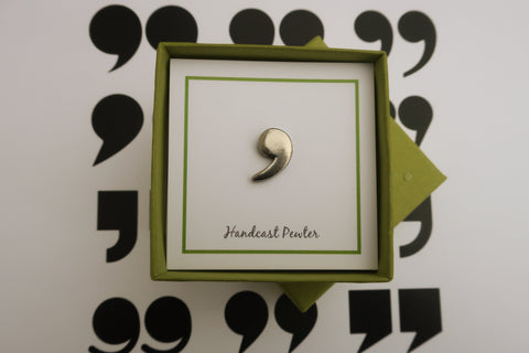 Comma Lapel Pin