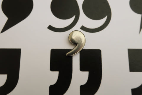 Comma Lapel Pin