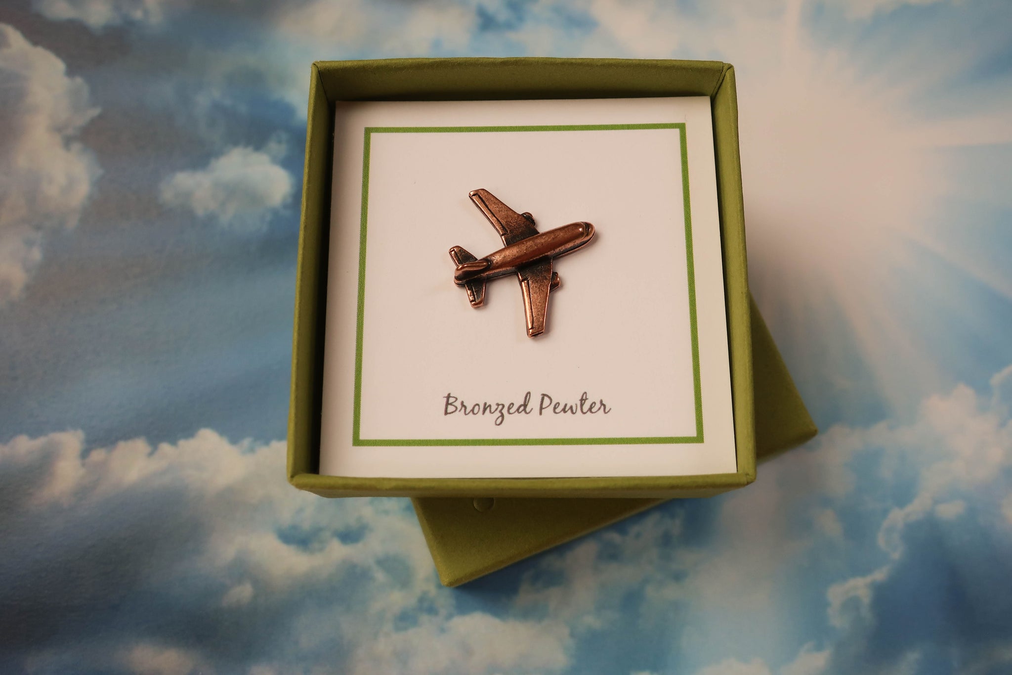 Jet Airplane Copper Lapel Pin – lapelpinplanet