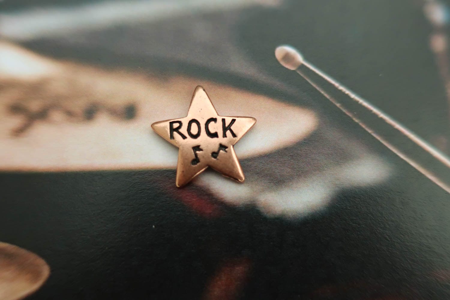 Copper Rockstar Lapel Pin – lapelpinplanet