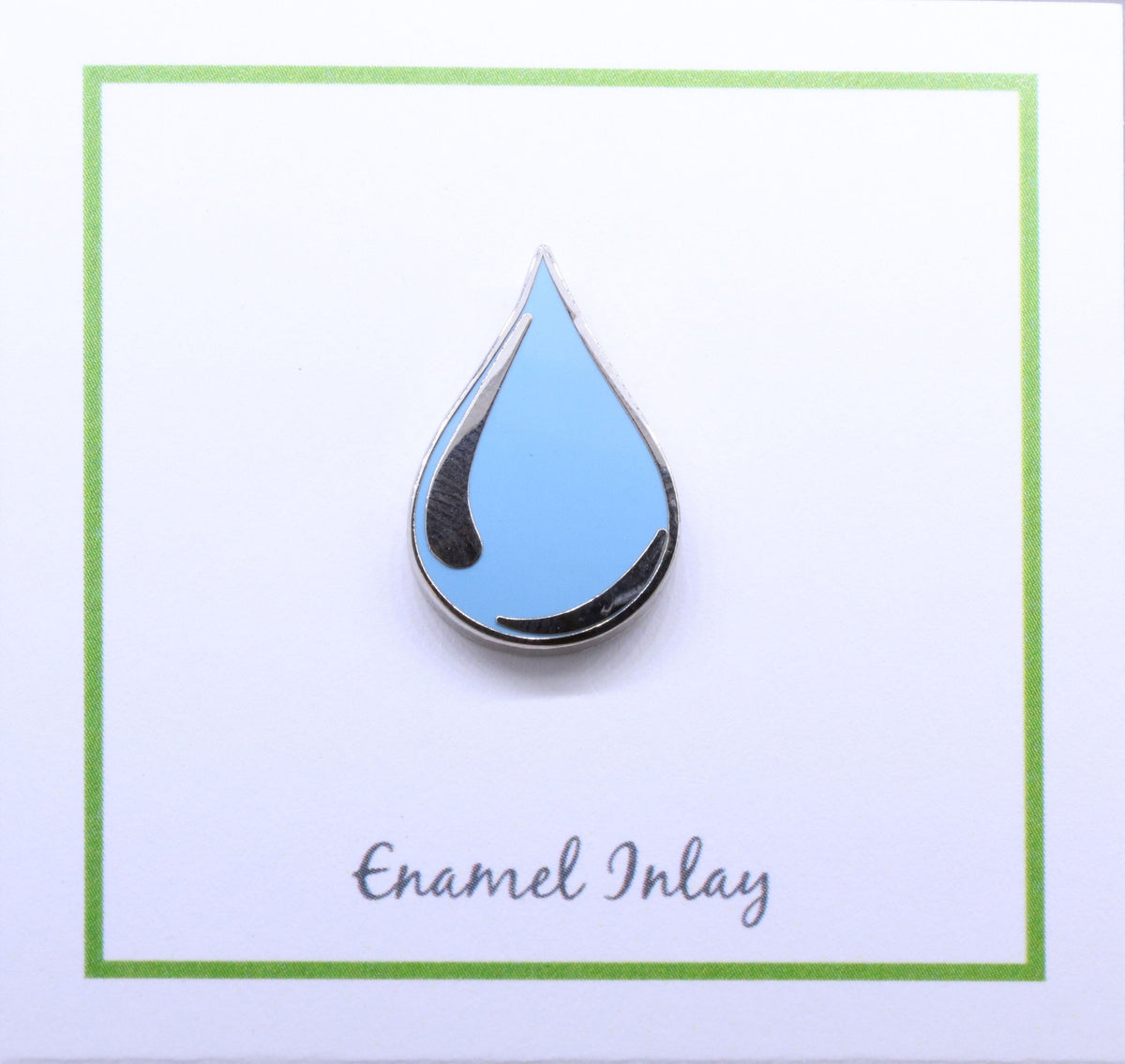 Running Water Pin Water Drop Enamel Pin – lapelpinplanet