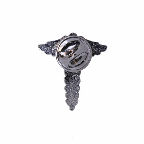 Rainbow Caduceus Enamel Lapel Pin