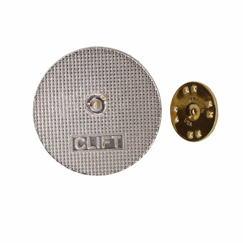 You are Safe with Me Photo Dome Lapel Pin