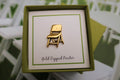 Folding Chair Gold Lapel Pin