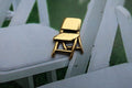 Folding Chair Gold Lapel Pin