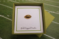 Football Gold Lapel Pin