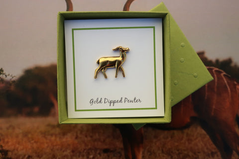 Antelope Gold Lapel Pin