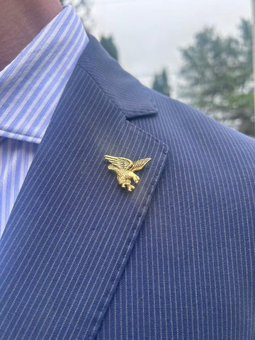 Falcon Gold Lapel Pin