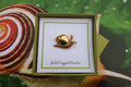 Snail Gold Lapel Pin