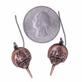 Horseshoe Crab Copper Earrings