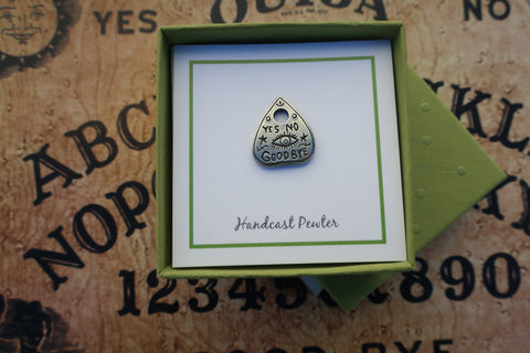 Ouija Board Planchette Lapel Pin