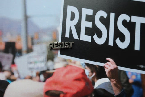 Resist Lapel Pin