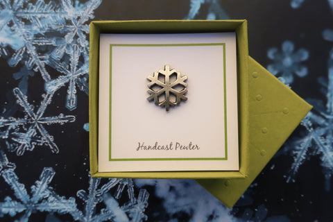 Snowflake Lapel Pin
