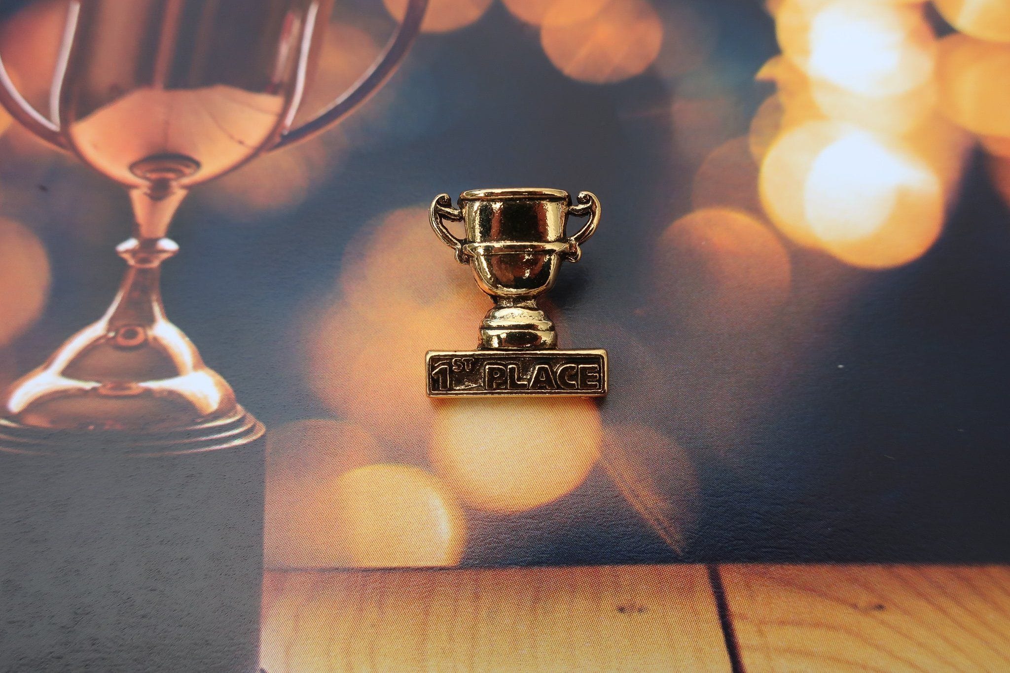 Trophy Pin 1st Place Trophy Gold Lapel Pin | Lapel Pin Planet – lapelpinplanet
