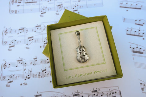 Acoustic Guitar Lapel Pin