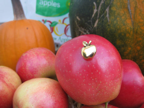 Apple Gold Lapel Pin