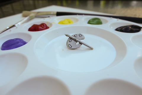 Art Palette Lapel Pin