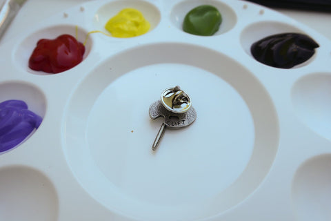 Art Palette Lapel Pin