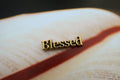 Blessed Gold Lapel Pin