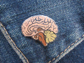 Brain Enamel Pin