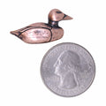 Mallard Copper Lapel Pin