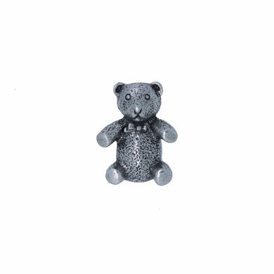 Teddy Bear With Bow Lapel Pin