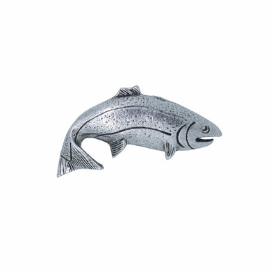 Pewter ~ Striped Bass Large ~ Lapel Pin / Brooch ~ S050