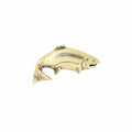 Rainbow Trout Gold Lapel Pin