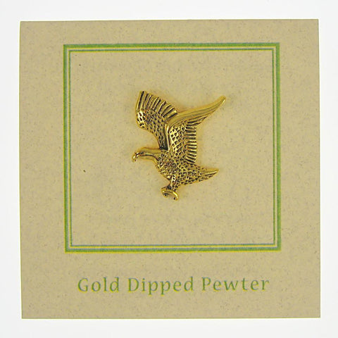 Bald Eagle Gold Lapel Pin