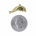 Dolphin Gold Lapel Pin