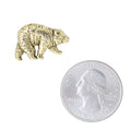 Bear Gold Lapel Pin