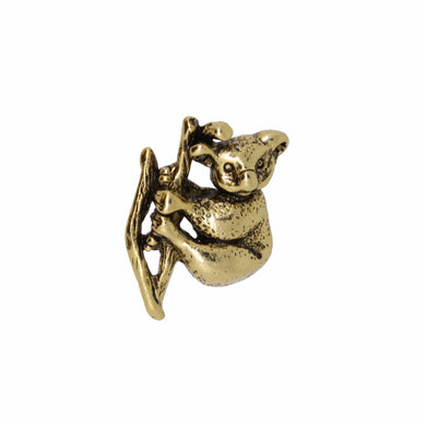 Koala Bear Gold Lapel Pin | lapelpinplanet