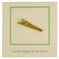 Saw Gold Lapel Pin