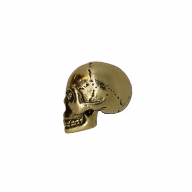 Skull Gold Lapel Pin | lapelpinplanet