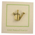 Watering Can Gold Lapel Pin