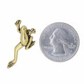Frog Gold Lapel Pin