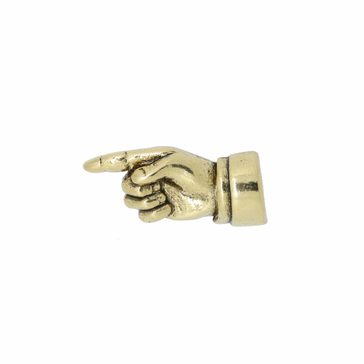 Pointing Finger Gold Lapel Pin – lapelpinplanet