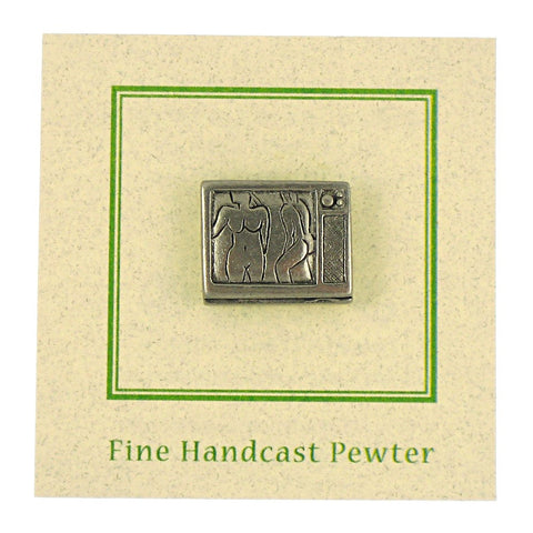 T.V. Nudes Lapel Pin