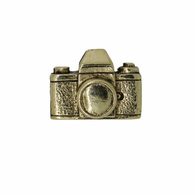Camera Gold Lapel Pin