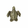 Sea Turtle Gold Lapel Pin