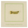 E=MC2 Gold Lapel Pin