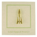 Rocket Gold Lapel Pin