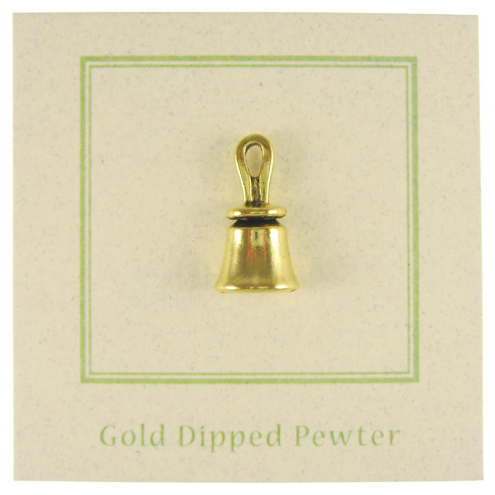 Handbell Gold Lapel Pin