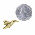 Hummingbird Gold Lapel Pin