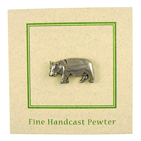 Hippopotamus Lapel Pin