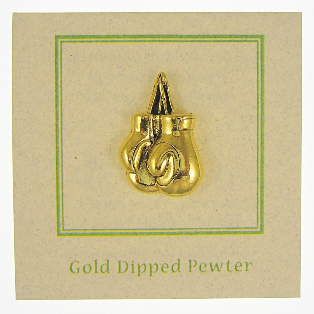 Boxing Gloves Gold Lapel Pin | Lapel Pin Planet – lapelpinplanet