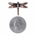 Dragonfly Copper Lapel Pin